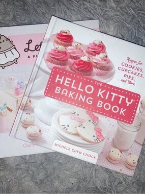 Hello Kitty and Pusheen Baking Books